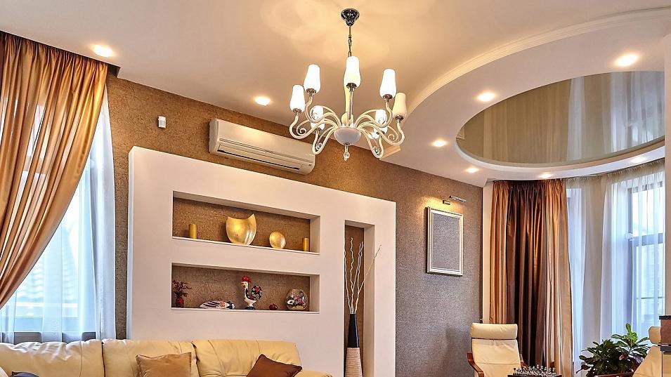 Отлично смотрятся контрасты. Сочетание двух разных по фактуре уровней.