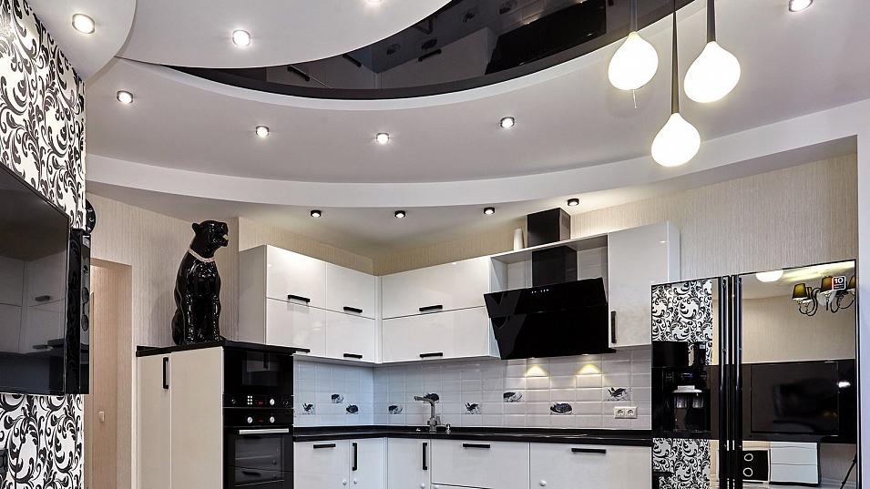 Материал содержит антистатичную добавку, потолок не притягивает частички пыли, копоти и жира.